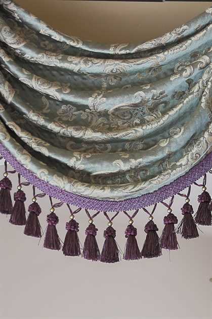 Picture of Egyptian Blue Valance 100"W