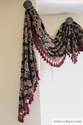 Picture of Royal Black - Swags Over Holdback Style