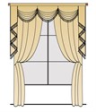 Picture of {fabric name} Austrian Swag Style