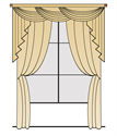 Picture of {fabric name} Wide Overlapping Style