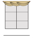Picture of {fabric name} Wide Overlapping Tailless Style