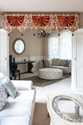 Picture of Rosy Queen Palace Pelmet Style 100"W