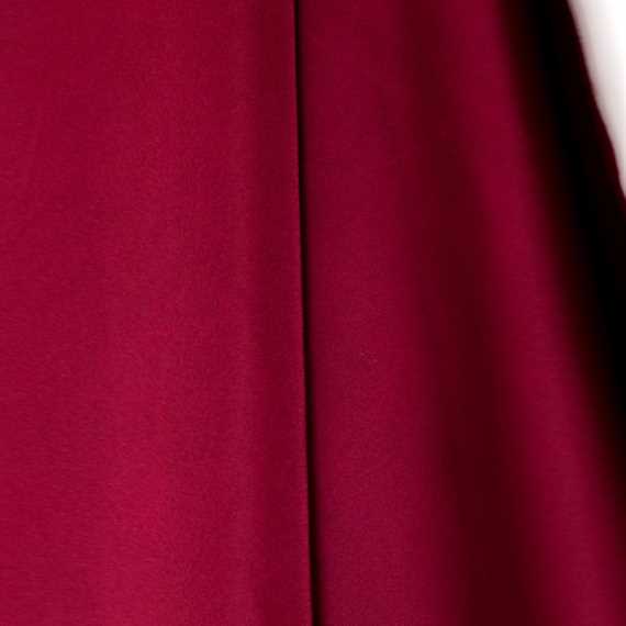 Solid Faux Silk - Burgundy