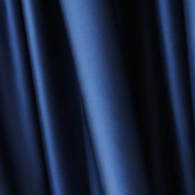 Picture of Solid Faux Silk - Navy Blue