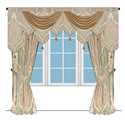 Picture of Design Template - Palace Pelmet Swag Style