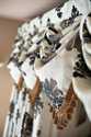 Picture of Black and Ivory Floral - Austrian Diamond Style