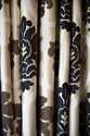 Picture of Black and Ivory Floral - Austrian Diamond Style