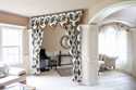 Picture of Black and Ivory Floral - Austrian Diamond Style