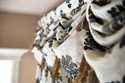 Picture of Black and Ivory Floral - Austrian Diamond Style