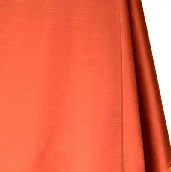 Solid Faux Silk - Orange