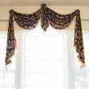 Picture of Royal Black - Swags Over Holdback Style