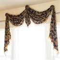 Picture of Royal Black - Swags Over Holdback Style