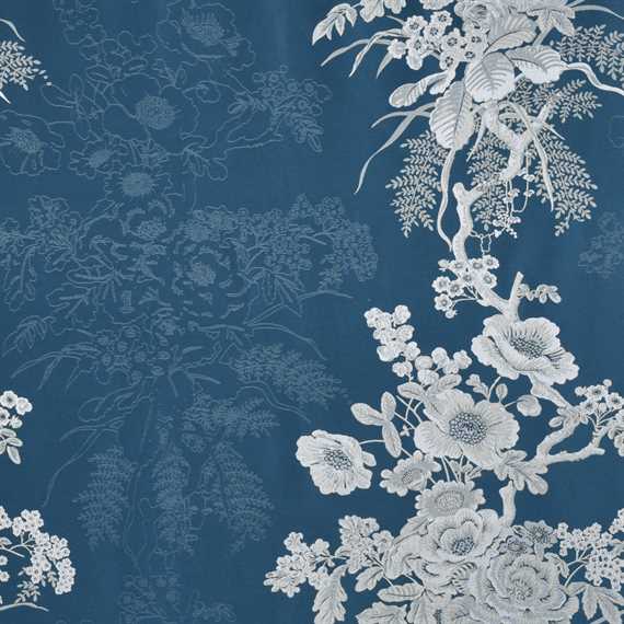 Enchanted Peony - Prussian Blue
