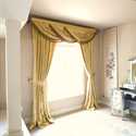 Picture of Silk Golden Garden - Wide Overlapping Tailless Style
